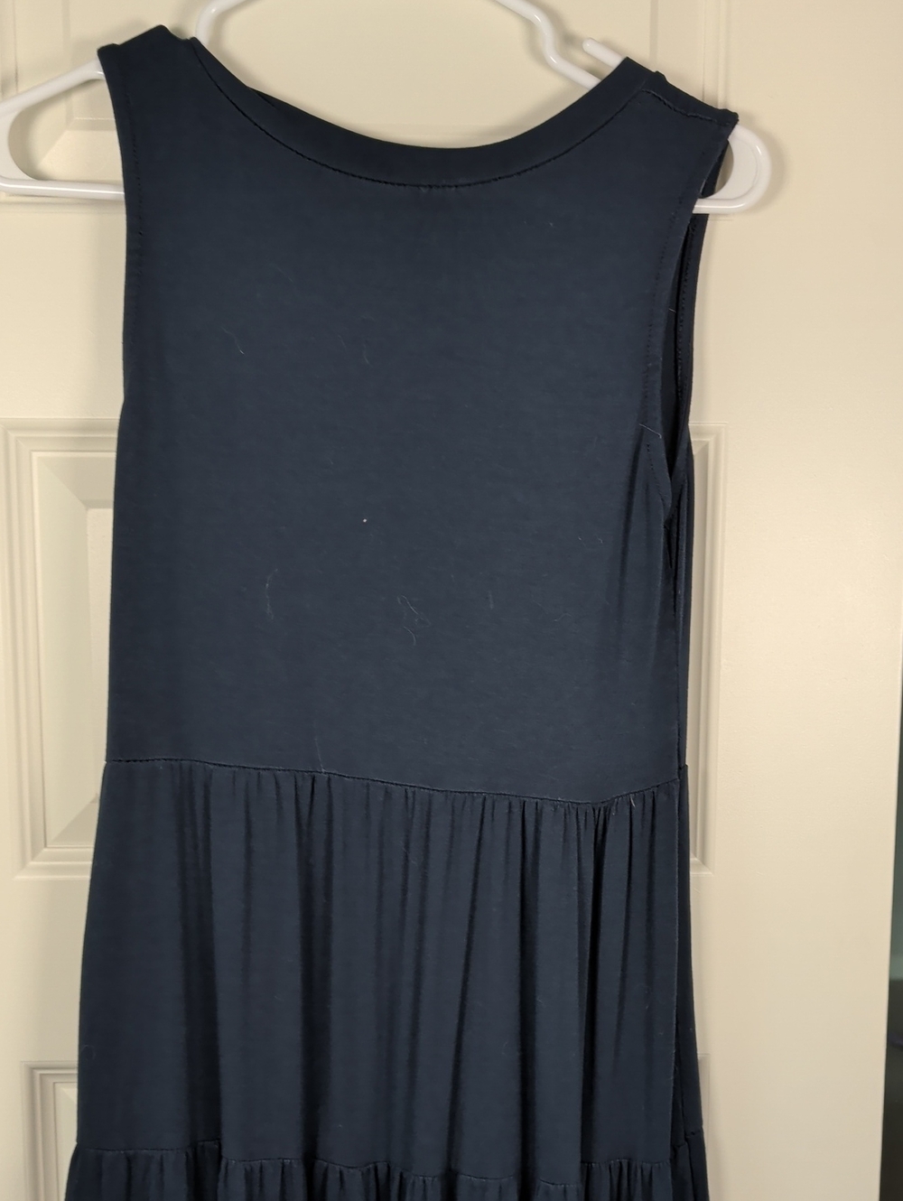 Italian Style Navy Crewneck Tee Dress - Picture 8 of 9